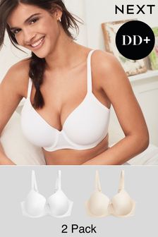 Nude/White DD+ Light Pad Full Cup Bras 2 Pack (584770) | €34