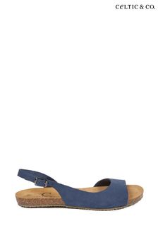 Celtic & Co. Blue Sling Back Flat Sandals (585040) | 77 €