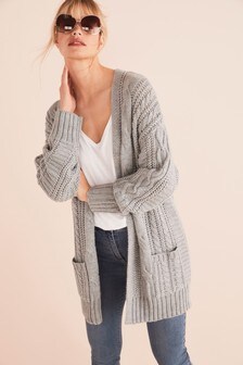 Cardigan torsadé