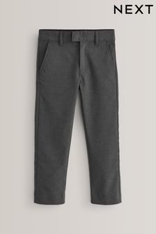 Grey Slim Waist School Formal Stretch Skinny Trousers (3-17yrs) (585578) | AED44 - AED87