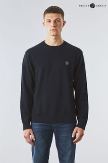 Pretty Green Tipped Shoulder Crew Neck Knitted Jumper (585733) | €49
