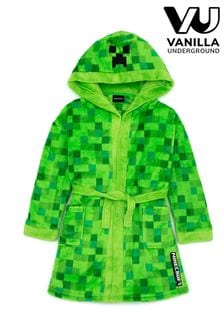 Vanilla Underground Green Minecraft Unisex Kids Fleece Dressing Gown Robe (585744) | 38 €