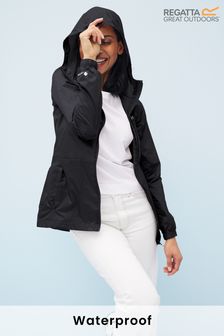 أسود - Regatta Regatta Womens Pack It Iii Waterproof Jacket (585812) | د.ك 15