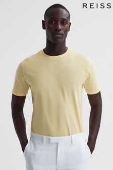 Reiss Lemon Bless Cotton Crew Neck T-Shirt (585881) | $68