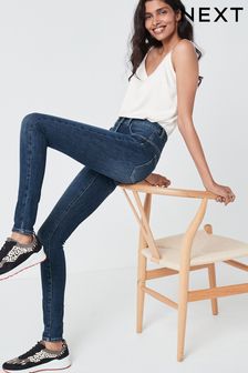 Donkerblauw - 360° Stretch skinny jeans (585887) | €89
