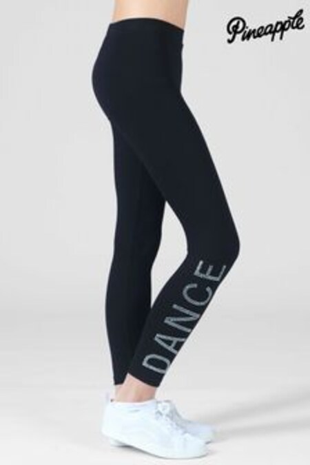 Pineapple Black Dance Diamante Leggings (586194) | $47