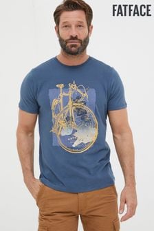 FatFace Blue Bike Map T-Shirt (586722) | CA$76