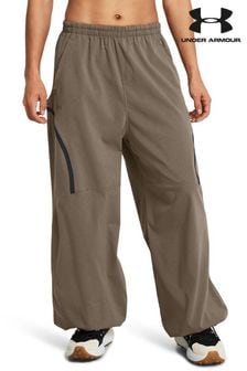 Under Armour Unstoppable Airvent Parachute Brown Joggers (586794) | 440 QAR