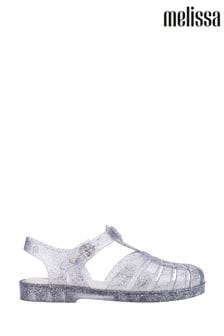Melissa Silver Possession Shiny Clear Sandals (586807) | €44
