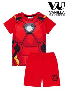 Vanilla Underground Red Iron Man Boys Red Marvel Short Pyjamas (587667) | 79 QAR