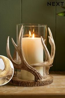 Natural Antler Pillar Candle Holder (587981) | AED111