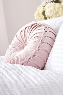 Laura Ashley Blush Pink Round Rosanna Cushion (588307) | 47 €