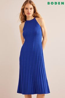 Boden Blue Sleeveless Knitted Midi Dress (588872) | €77