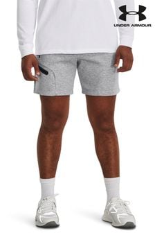 Under Armour Grey/Black Unstoppable Shorts (589042) | AED360