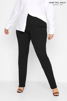 Long Tall Sally Black Slim Leg Stretch Trousers (589798) | LEI 179