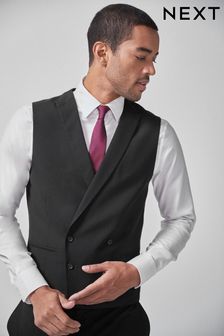 Black Signature Italian Wool Morning Suit: Waistcoat (589806) | €36