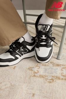 New Balance White/Black Mens 480 Trainers (590117) | kr1 900