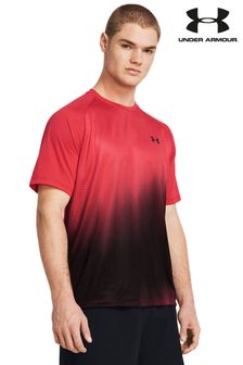 Under Armour Red Tech Fade Short Sleeve T-Shirt