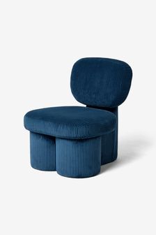 MADE.COM Steel Blue Cord Chair Thea Chair (590506) | €377