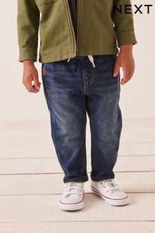 Dark Wash Loose Fit Jogger Jeans With Comfort Stretch (3mths-7yrs) (591050) | TRY 374 - TRY 431