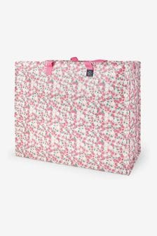 JoJo Maman Bébé Pink Strawberry Print Enormous Storage Bag (591353) | $19