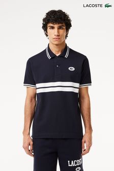 Lacoste Tipped Contrast Stripe Logo Polo Shirt (591566) | NT$5,130