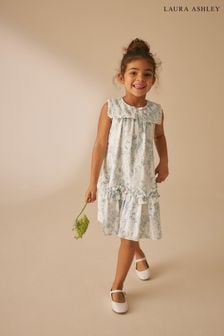 Laura Ashley Blue Parterre Square Collar Dress (591867) | OMR14 - OMR18