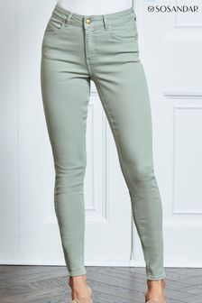 綠色 - Sosandar完美窄管牛仔褲 (592272) | NT$2,570