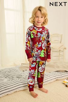 Rouge motif personnage - Pyjama de Noël confortable (9 mois - 16 ans) (593218) | €12 - €19