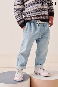 Light Wash Loose Fit Jogger Jeans With Comfort Stretch (3mths-7yrs) (593269) | ￥1,910 - ￥2,260