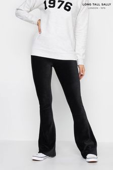 Long Tall Sally Black Cord Kick Flare Trousers (593724) | SGD 60