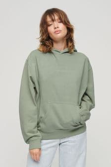 Superdry Green Micro Logo Embroided Loose Hoodie (594053) | €95