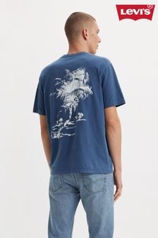Levi's® Brin Palm Tree Relaxed Fit Back Print Graphic T-Shirt (594402) | $51