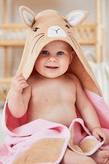JoJo Maman Bébé Flopsy Bunny Hooded Towel (594578) | R462