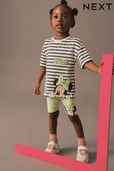 Minnie Mouse サイクル ショートパンツ & Tシャツセット (3 ヶ月～7 歳)