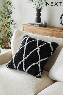 Monochrome Square Tufted Berber Cushion (595177) | ₪ 72