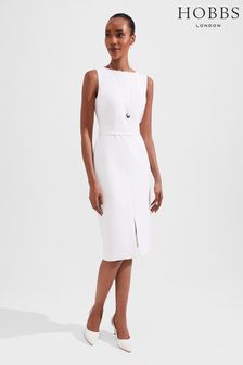 Hobbs White Kaia Dress (595378) | AED826