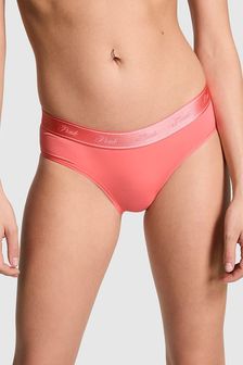 Victoria's Secret PINK Crazy For Coral Pink Hipster Logo Knickers (595454) | €13