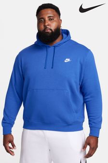 Azul/blanco - Sudadera con capucha estilo pulóver Club de Nike (595753) | 85 €