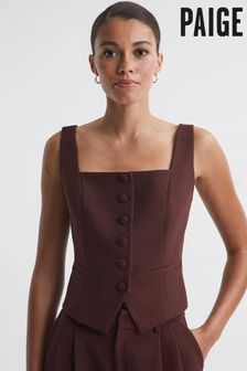 Paige Square Neck Waistcoat (595805) | 1,243 SAR