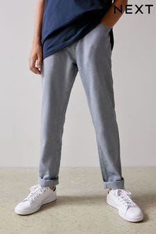 Blue Pale Regular Fit Cotton Rich Stretch Jeans (3-17yrs) (595947) | kr182 - kr258