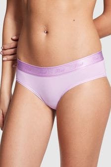 Victoria's Secret PINK Pastel Lilac Purple Hipster Logo Knickers (595985) | €13