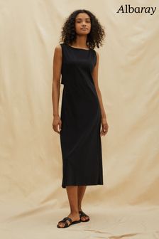 Черное платье с открытой спиной Albaray (596086) | €38