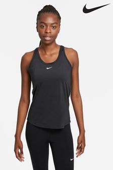 Schwarz - Nike Dri-fit One Trägershirt in Slim Fit (596243) | 31 €