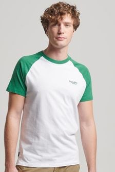 Verde - Camiseta de béisbol básica con logo de Superdry (596345) | 33 €