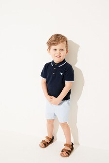 Knitted Textured Polo Shirt (3mths-7yrs)