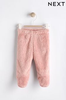 Pink Baby Cosy Fleece Footed Leggings (0-9mths) (597849) | $14