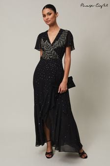 Phase Eight Brielle Shimmer Maxi Dress (598059) | 826 د.إ
