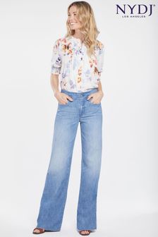 NYDJ Blue Teresa High Rise Wide Leg Jeans (598363) | $247
