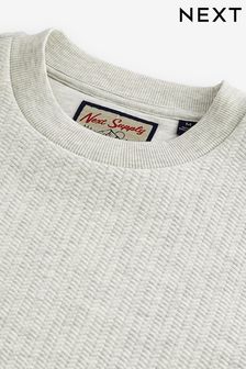 Ecru Cream Marl Textured Crew Sweatshirt (598906) | 42 €